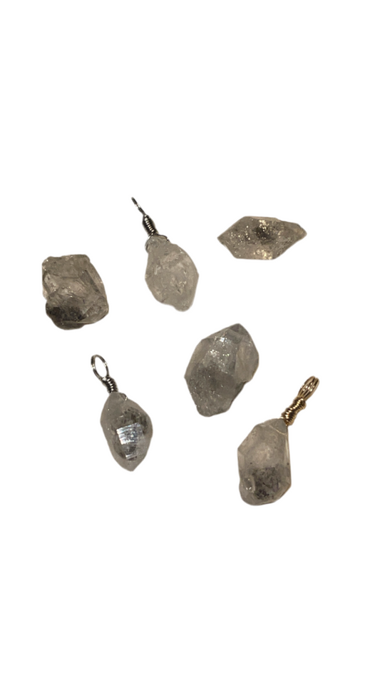 Herkimer Diamond Raw Pendant