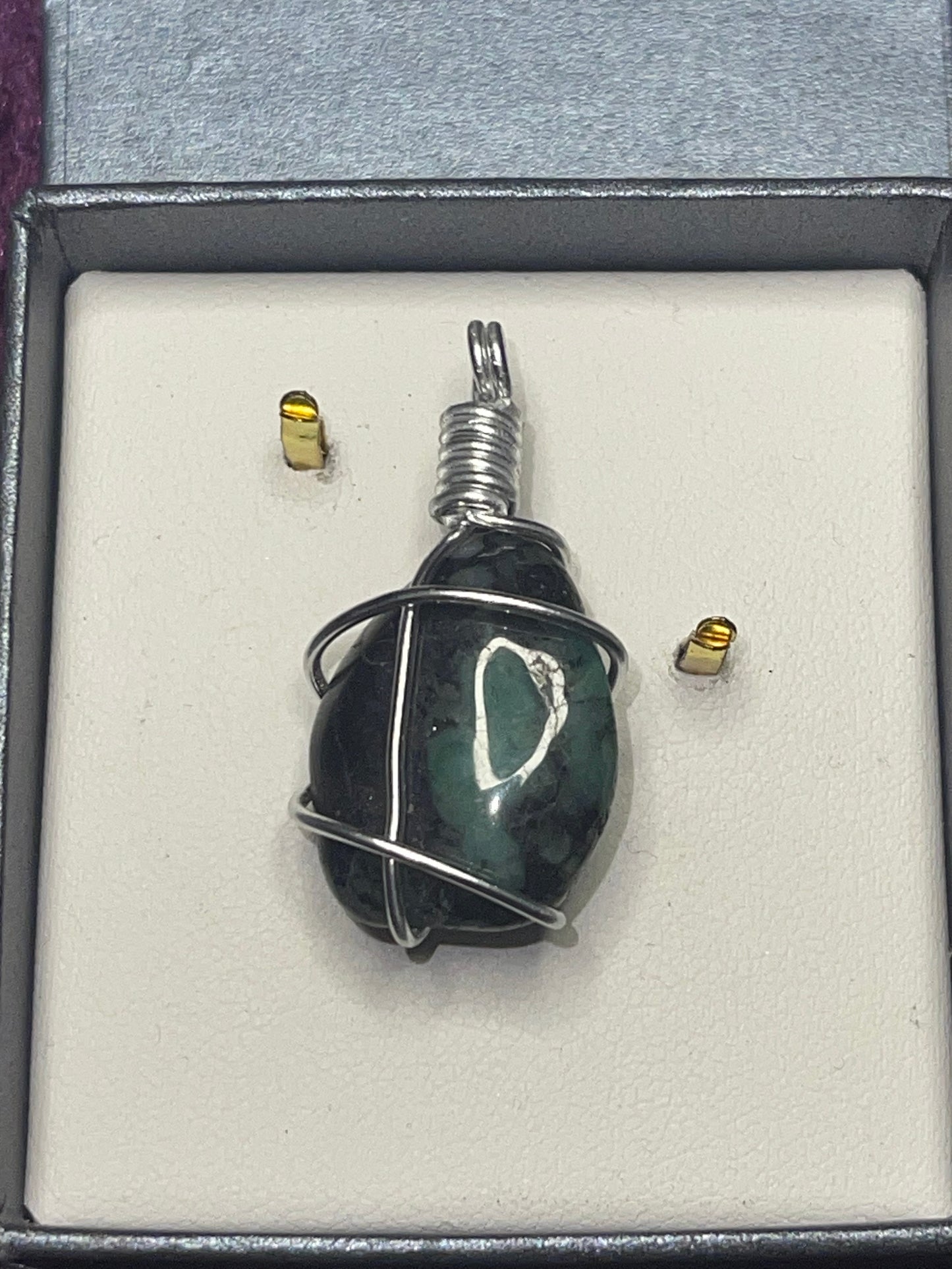 Emerald Wrap Pendant