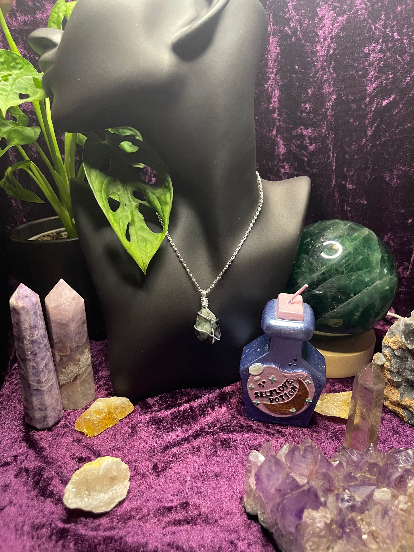 Emerald Wrap Pendant