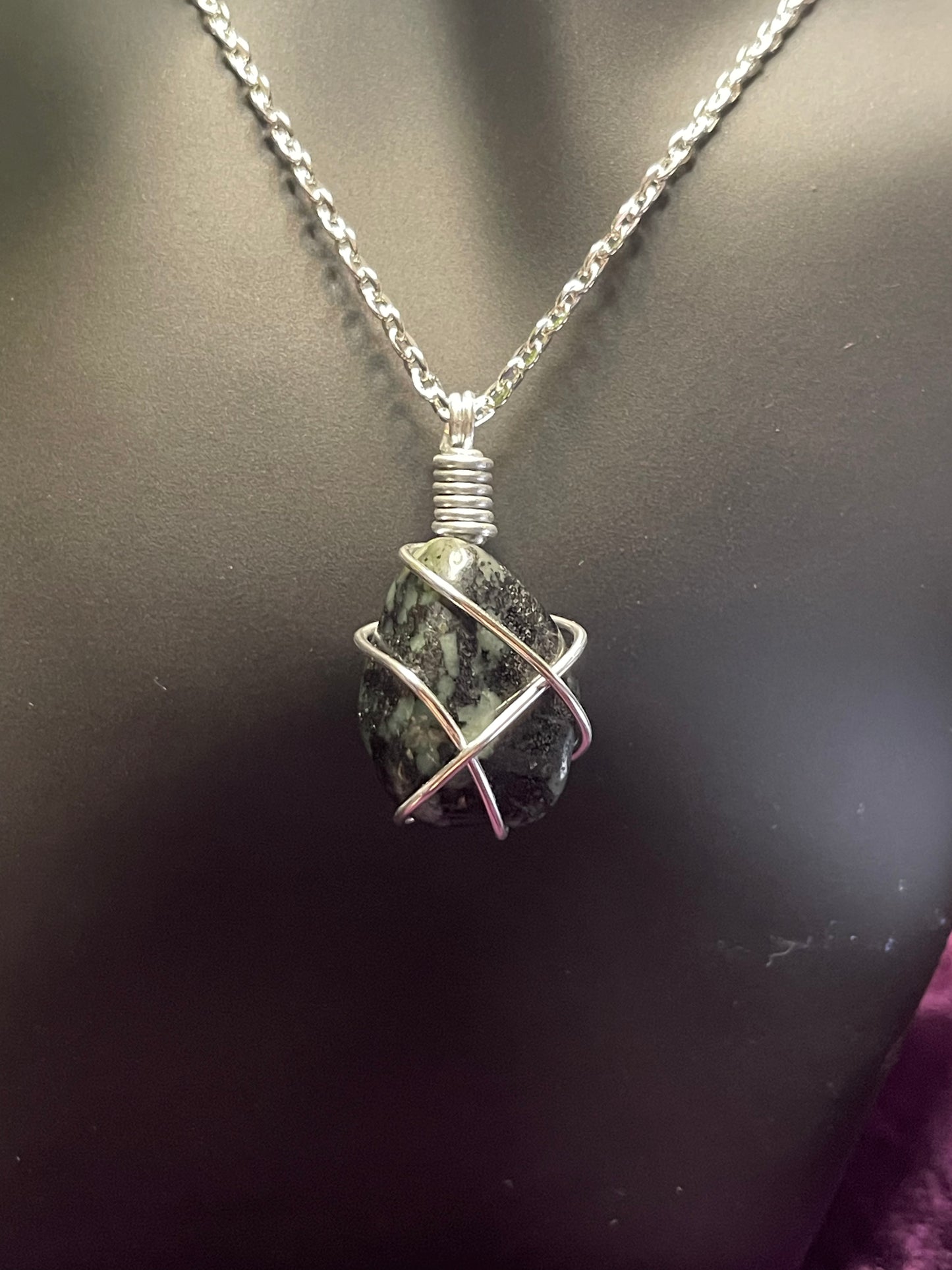 Emerald Wrap Pendant