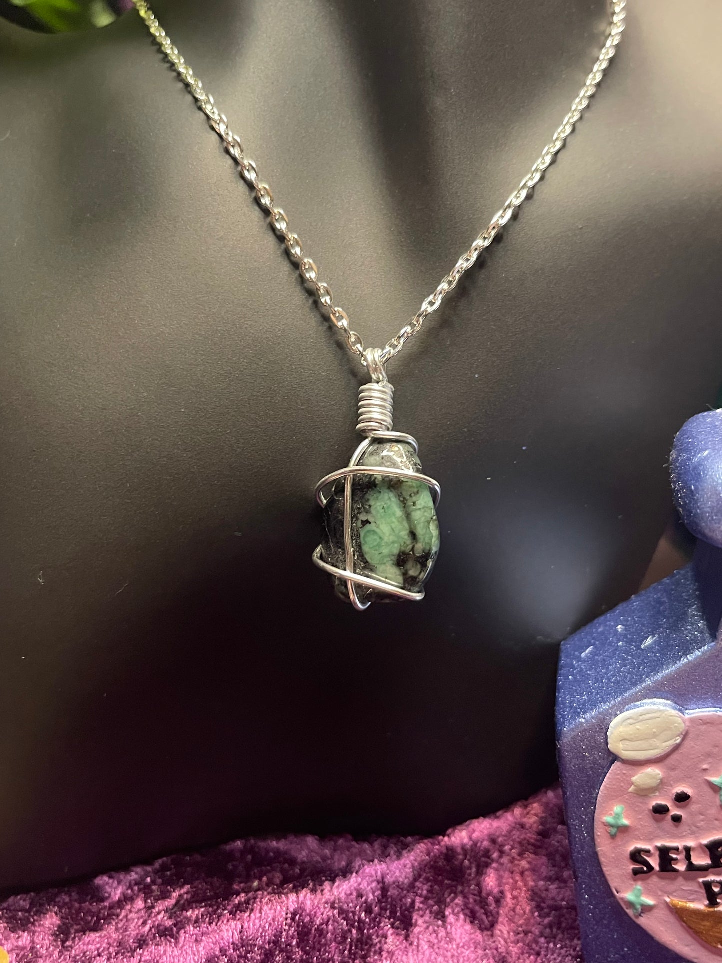 Emerald Wrap Pendant