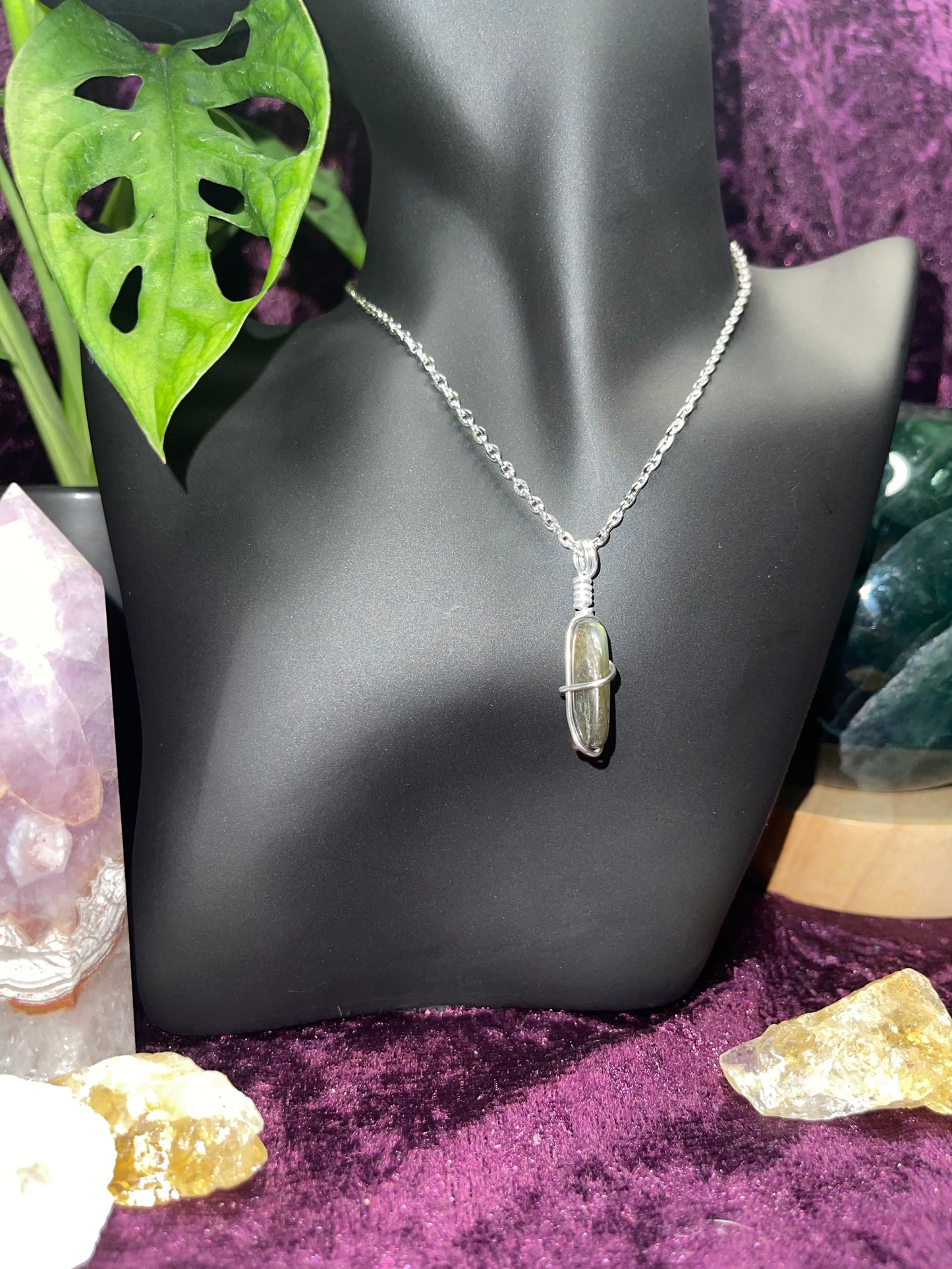 Labradorite Wrapped Pendant