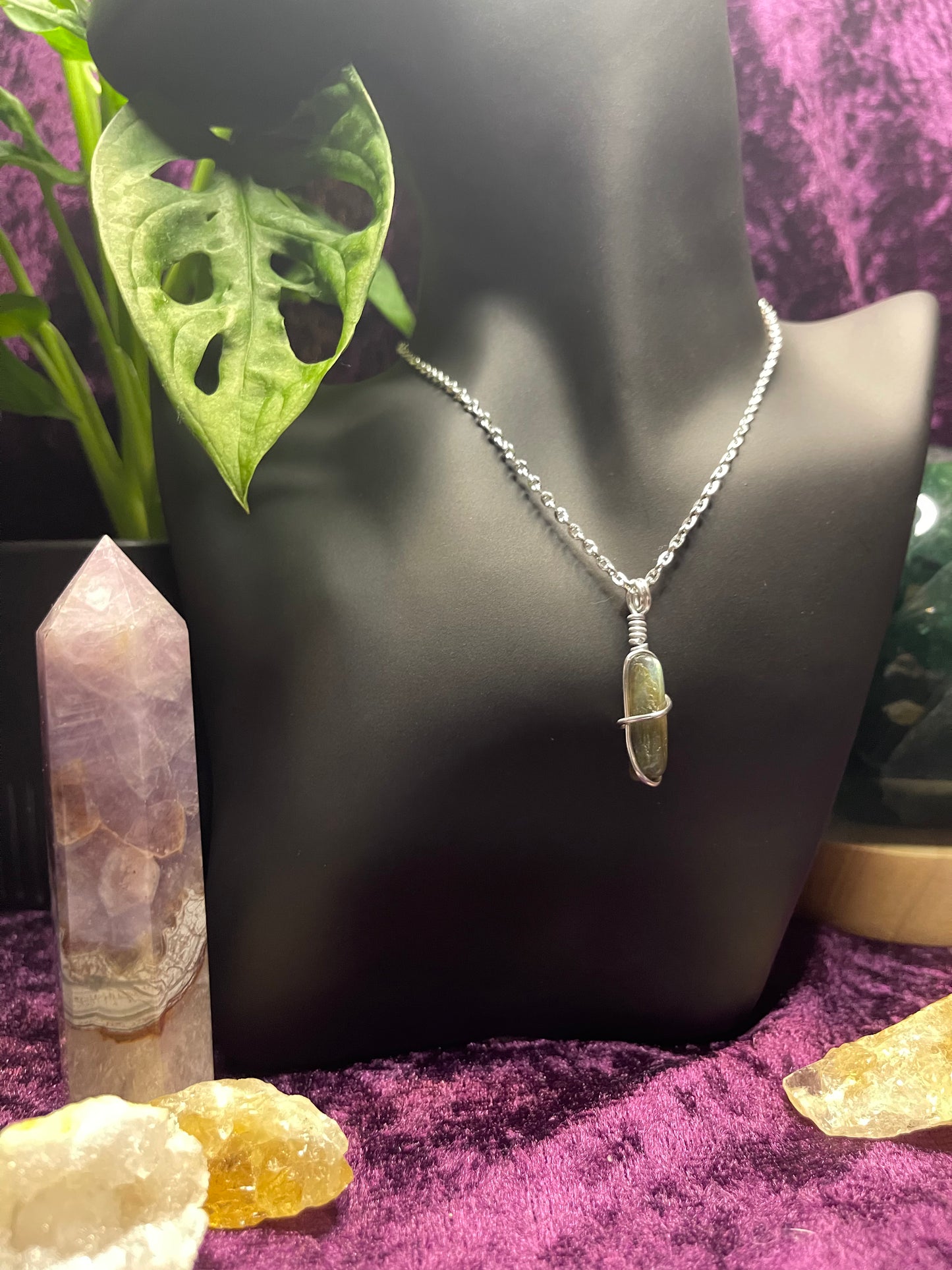 Labradorite Wrapped Pendant