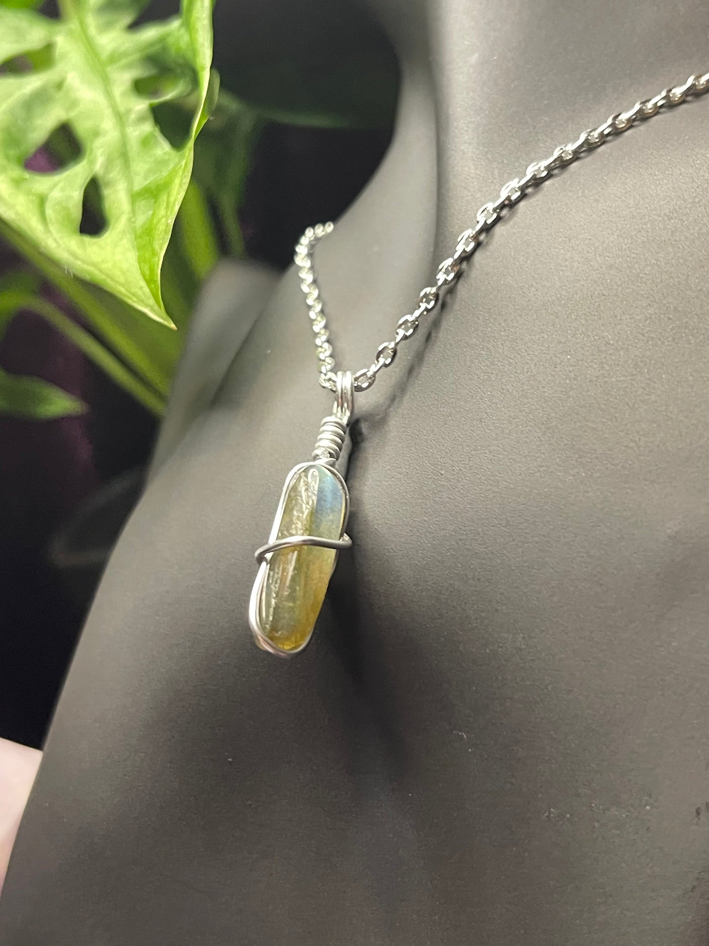 Labradorite Wrapped Pendant