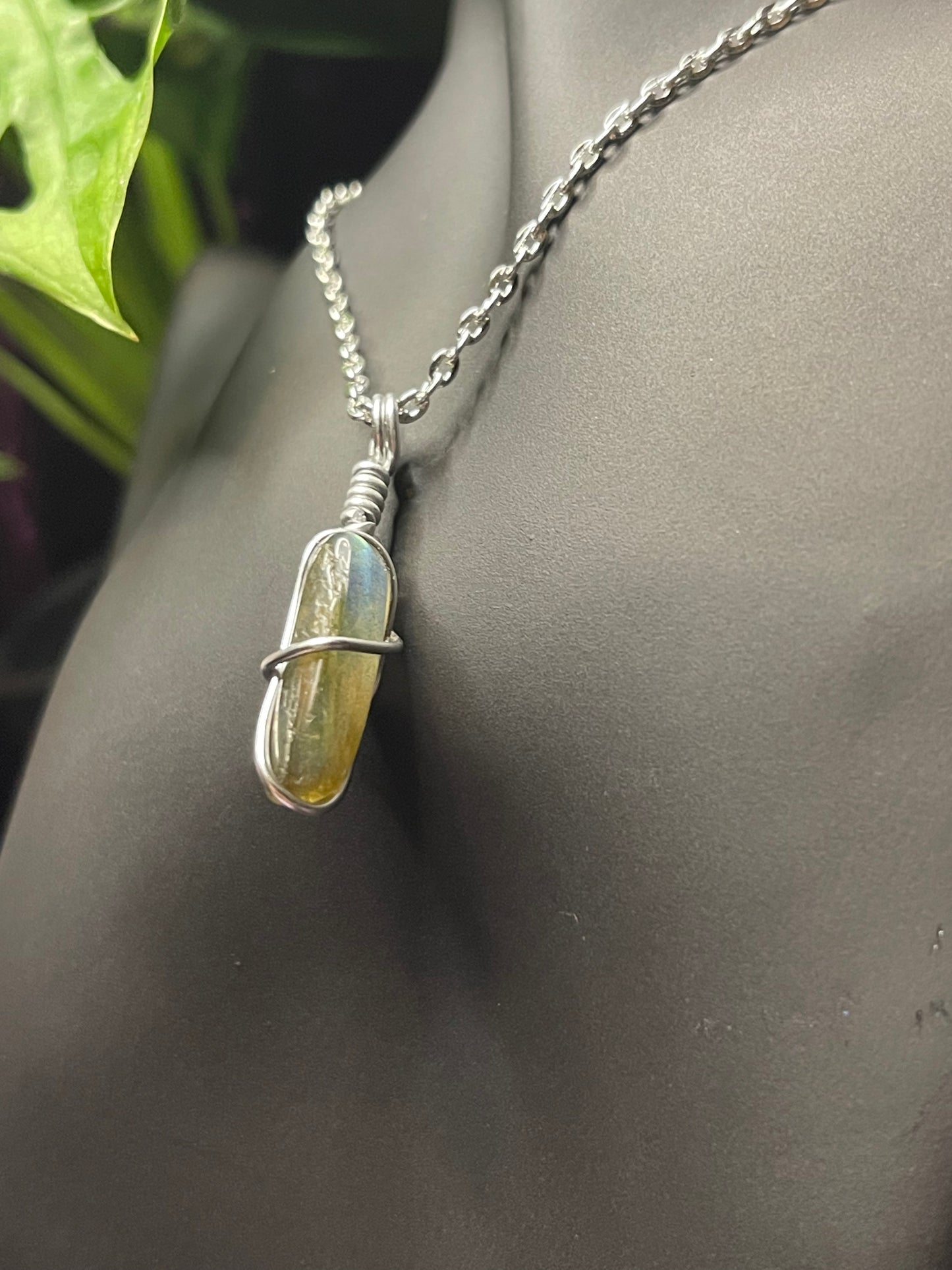 Labradorite Wrapped Pendant