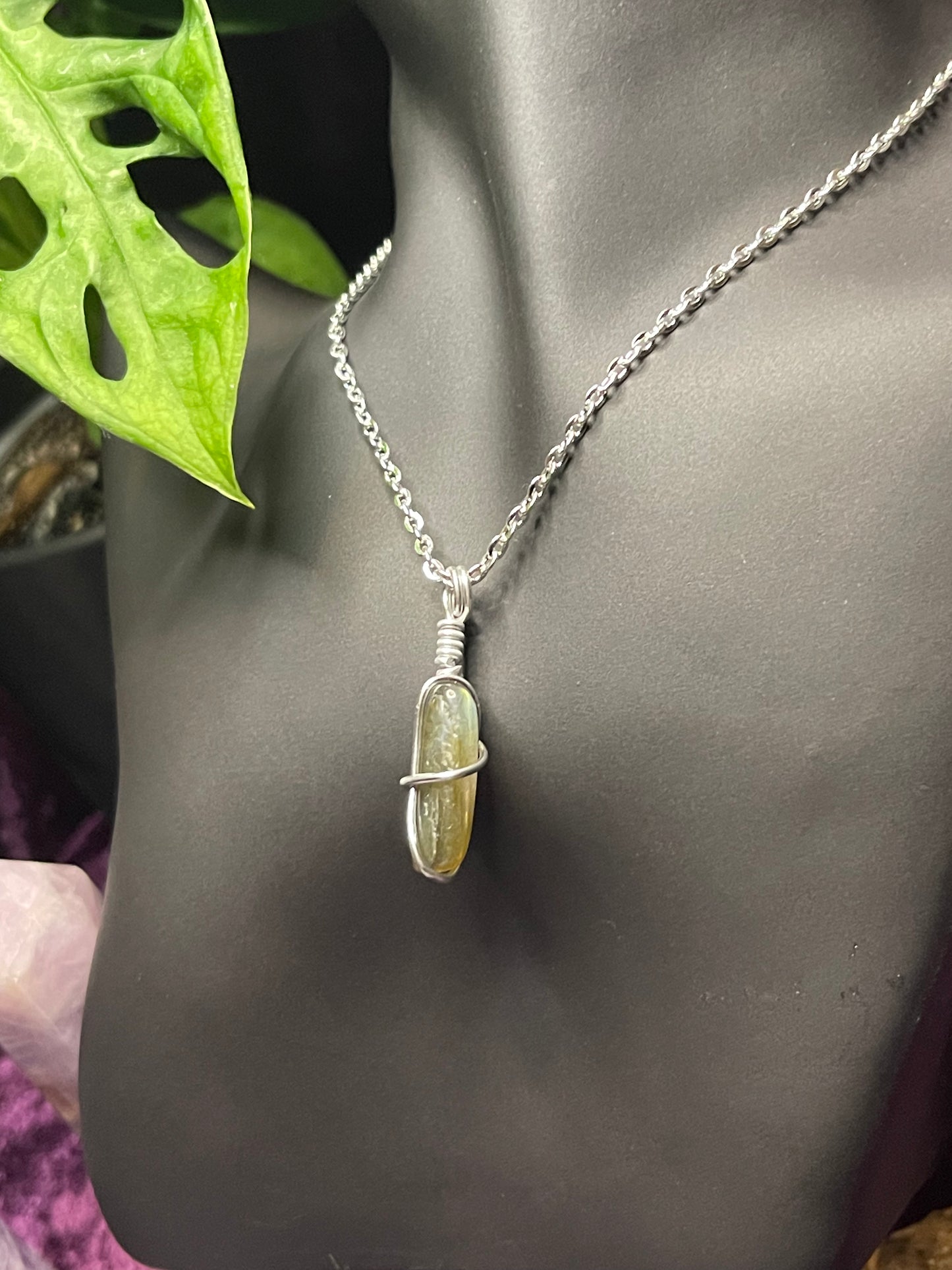 Labradorite Wrapped Pendant