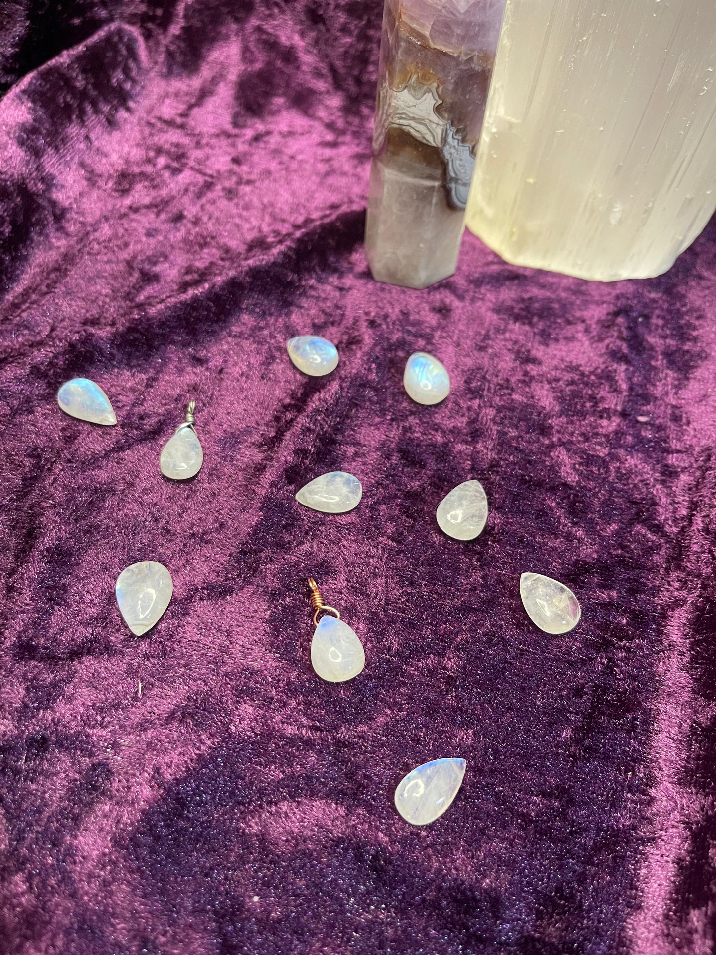 Moonstone Droplet Pendant